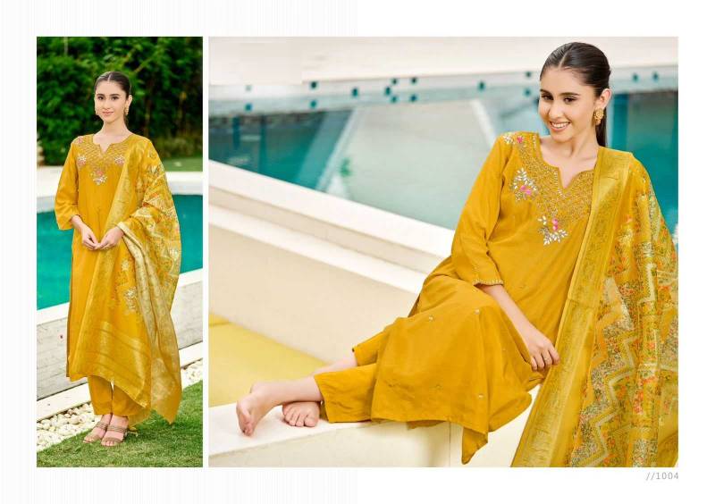 Lar Khwaish Vol 1 Dola Silk Fancy Salwar Kameez Collection