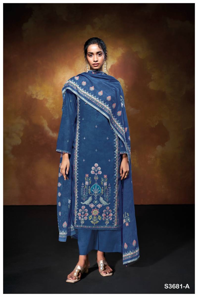 Ganga Zuleika Mul Printed Salwar Kameez Collection