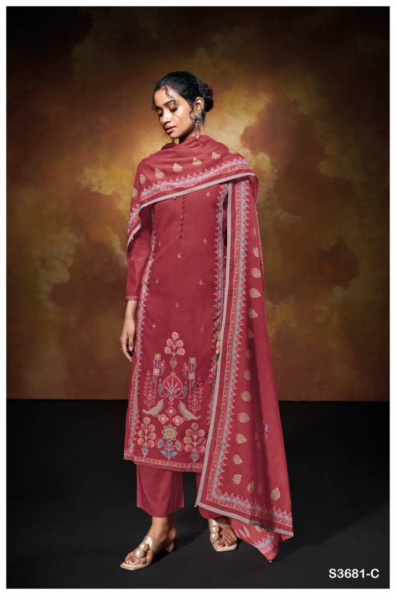 Ganga Zuleika Mul Printed Salwar Kameez Collection
