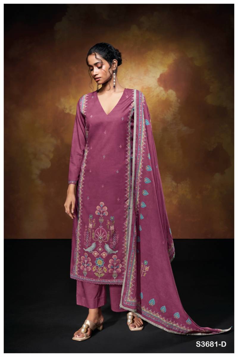 Ganga Zuleika Mul Printed Salwar Kameez Collection