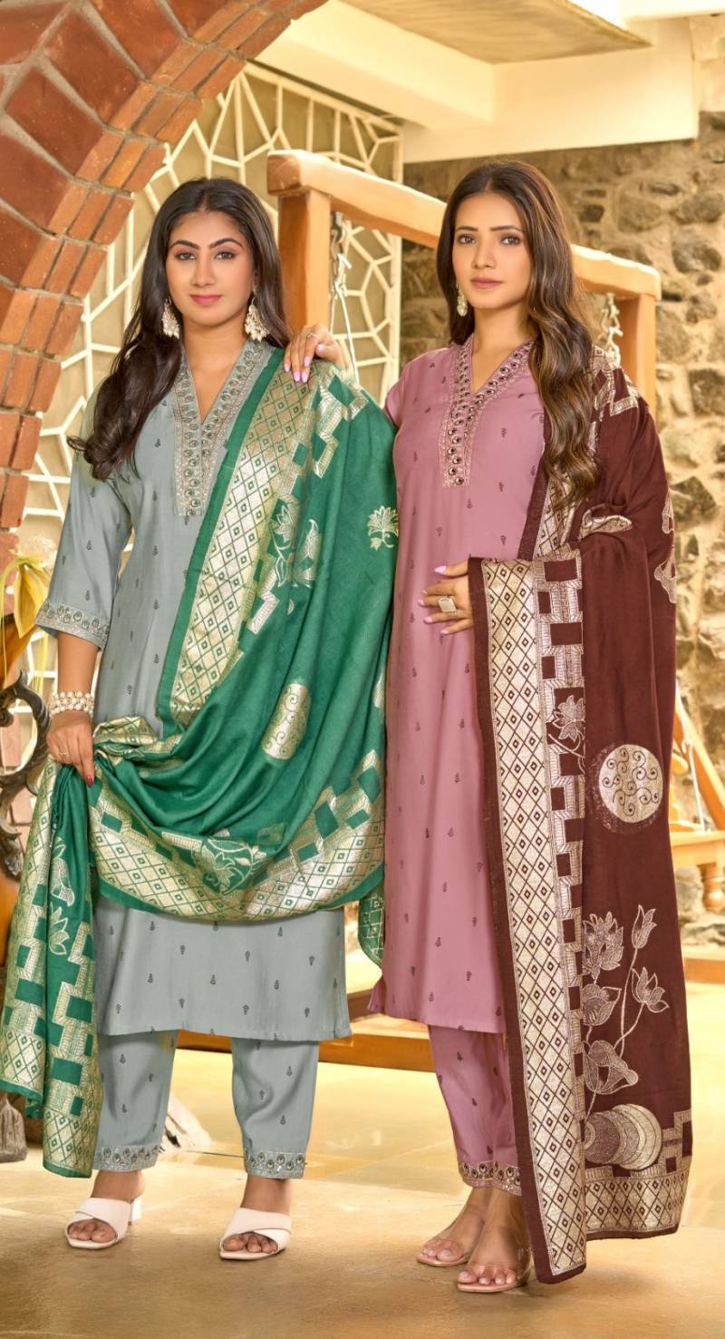 Naisha K 98 Dobby Jacquard Readymade Collection