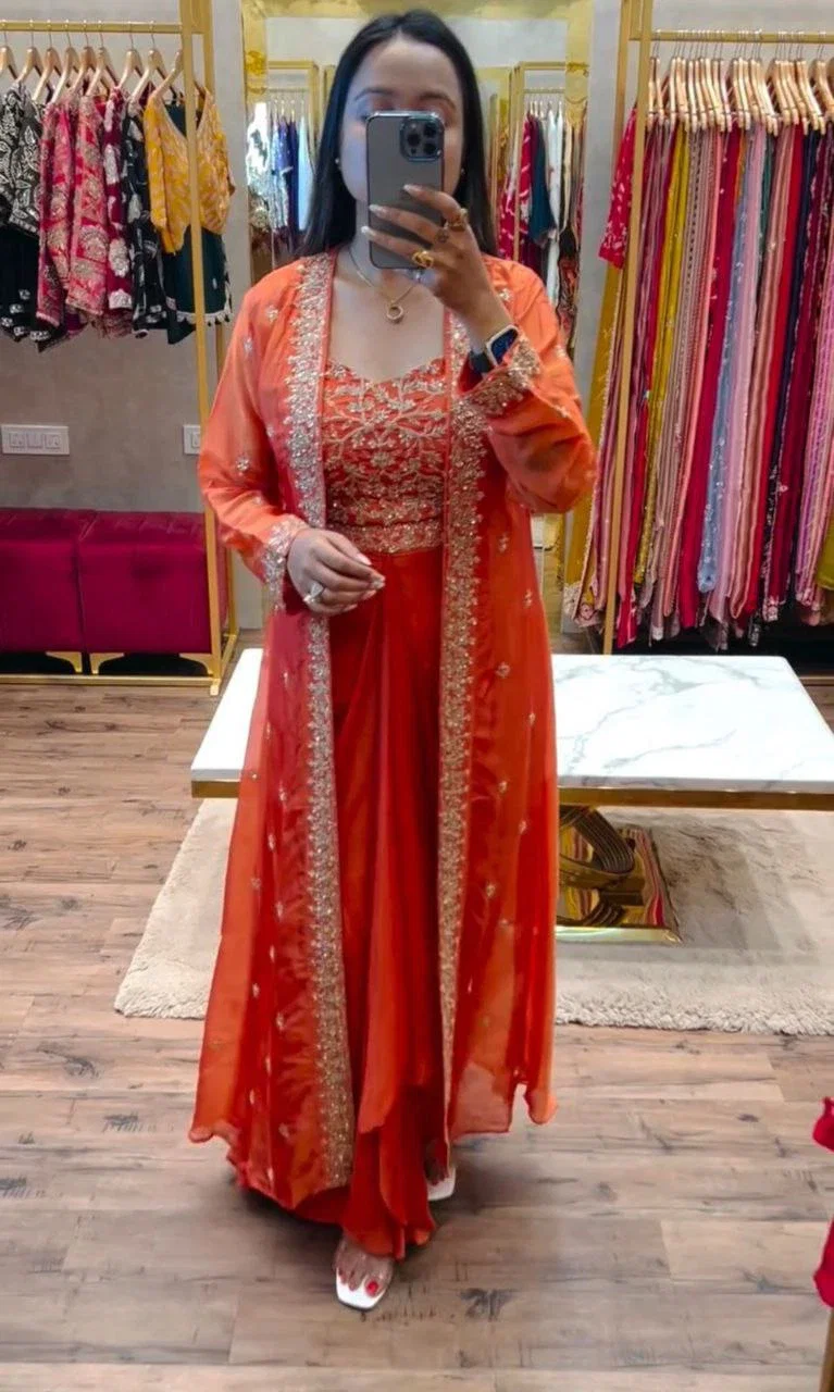 Bt 7110 Chinon Designer Indo Western Collection