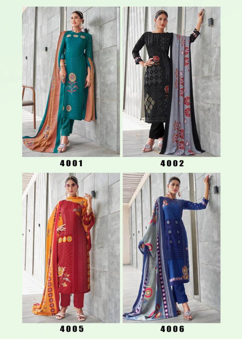 Roli Moli Nigaar Pashmina Fancy Dress Material Collection