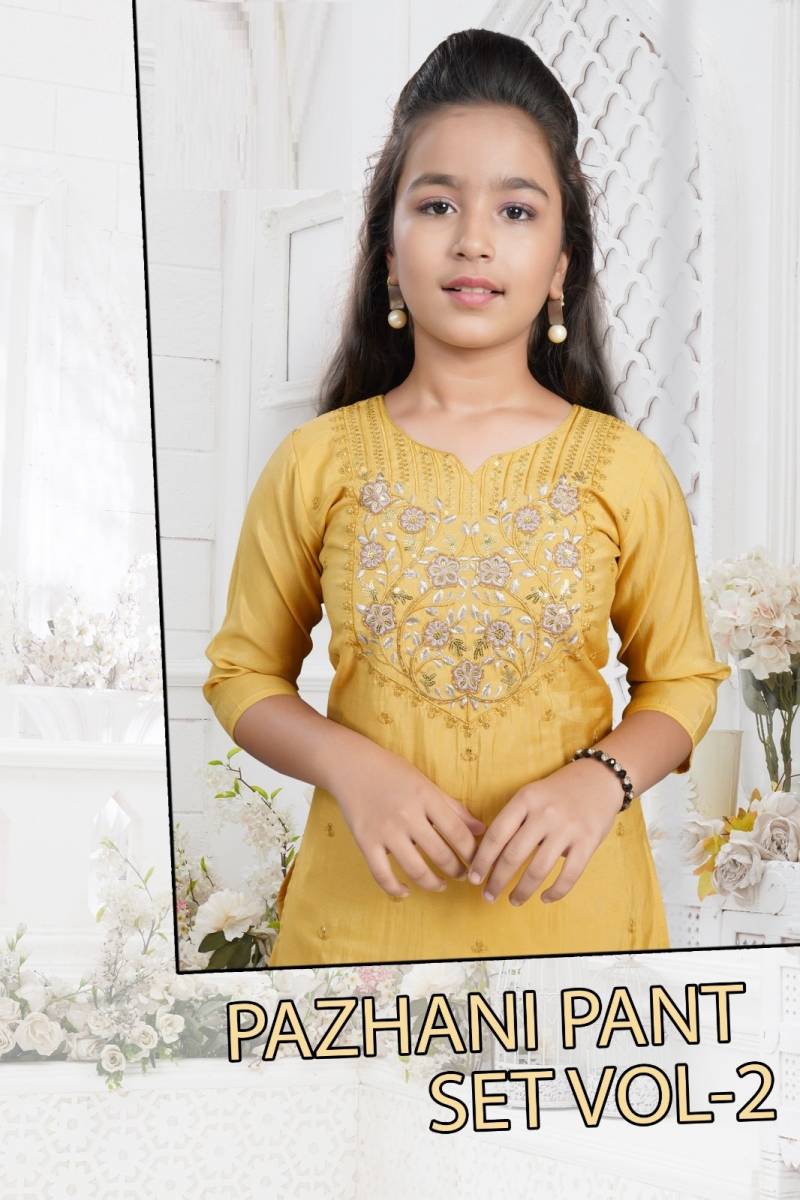 Pazhani Pant Set Vol 2 Roman Shimmer Kids Wear Collection