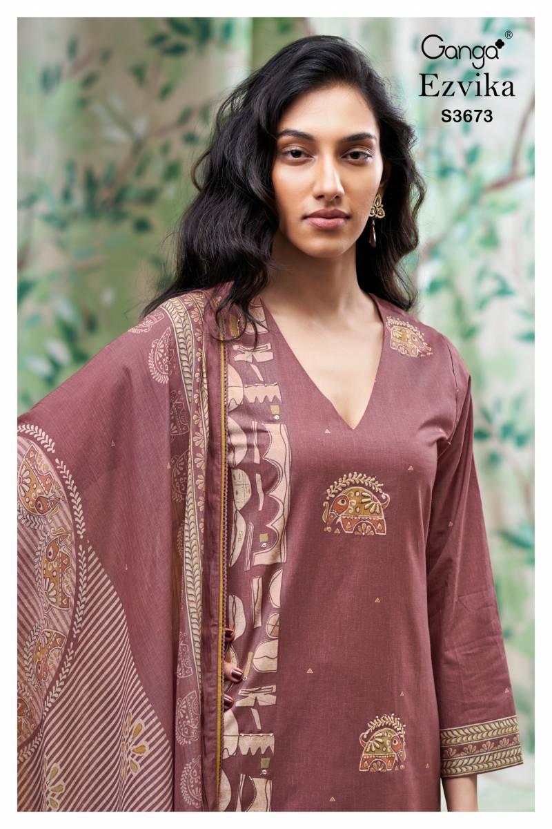 Ganga Ezvika Cotton Printed Salwar Kameez Collection