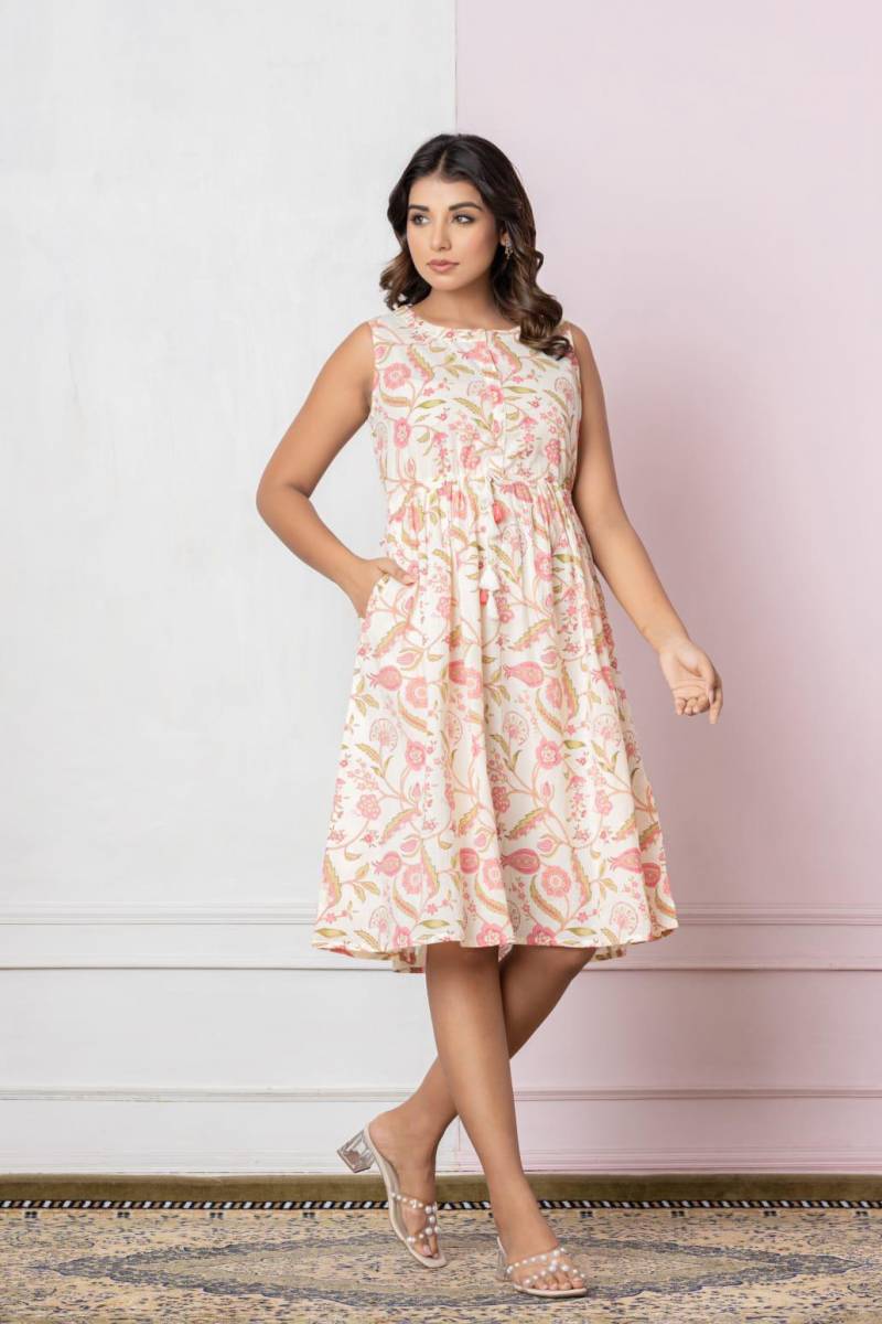 Nityaa F 04 Cotton One Piece Tunics Tops Collection