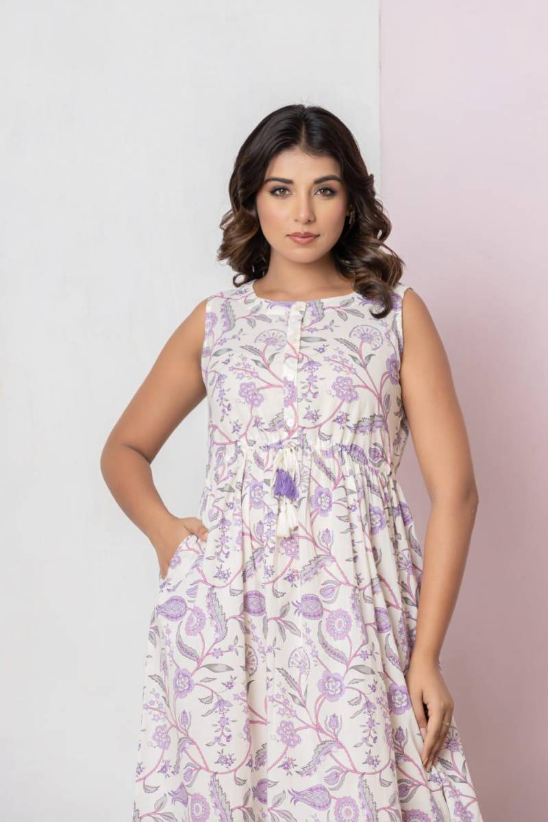 Nityaa F 04 Cotton One Piece Tunics Tops Collection