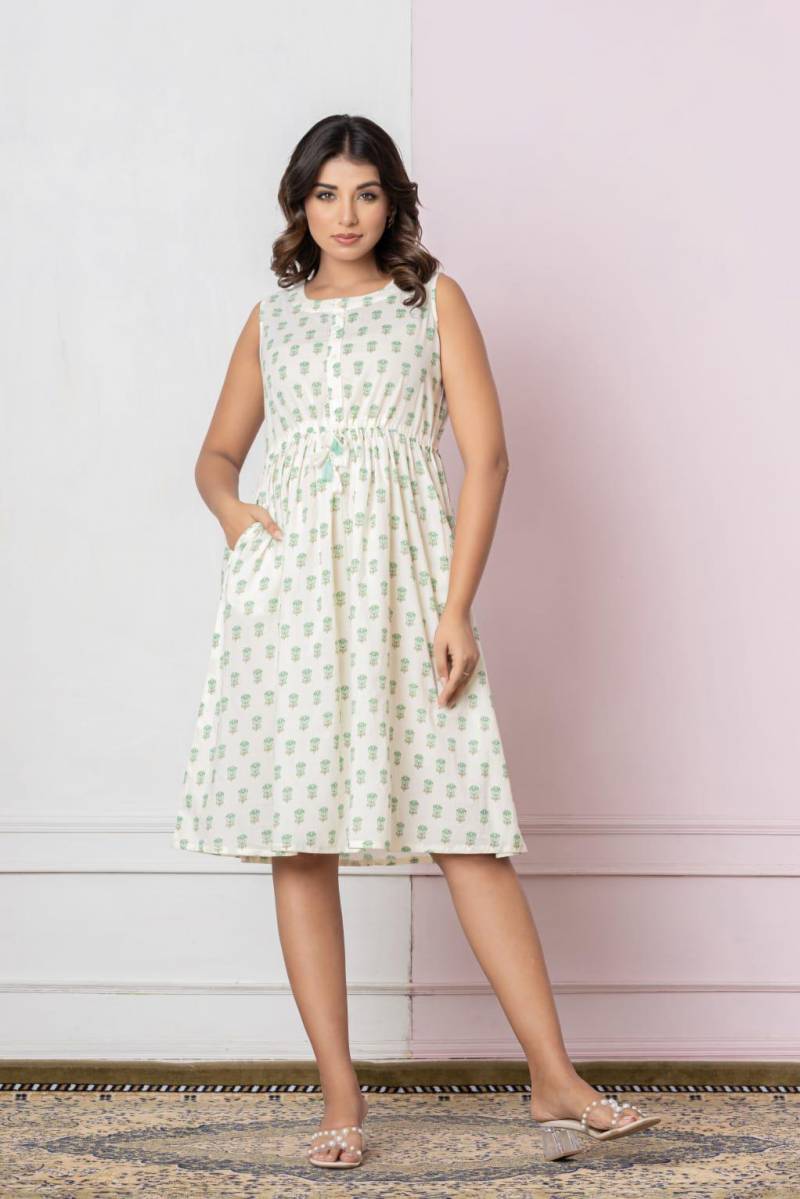 Nityaa F 04 Cotton One Piece Tunics Tops Collection