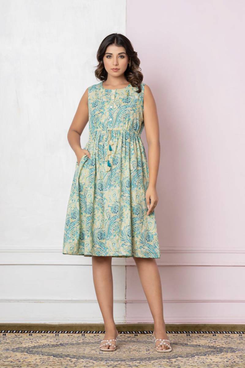 Nityaa F 04 Cotton One Piece Tunics Tops Collection