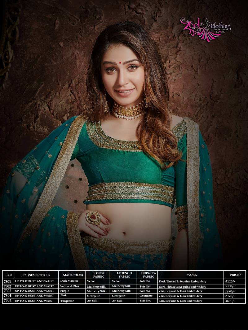 Zeel Neo Romantic Vol 1 Designer Lehenga Choli Collection