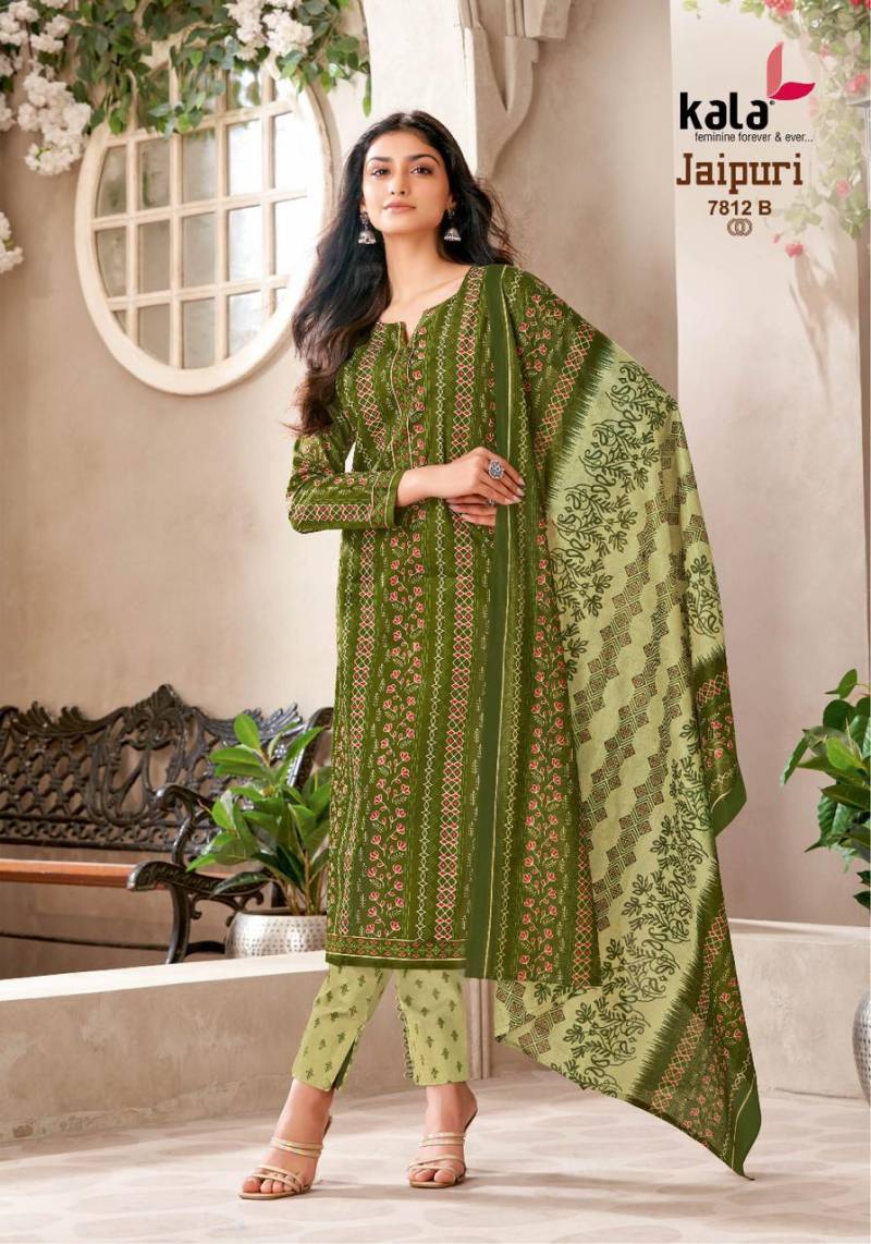 Kala Jaipuri Vol 8 Cotton Printed Dress Material Collection