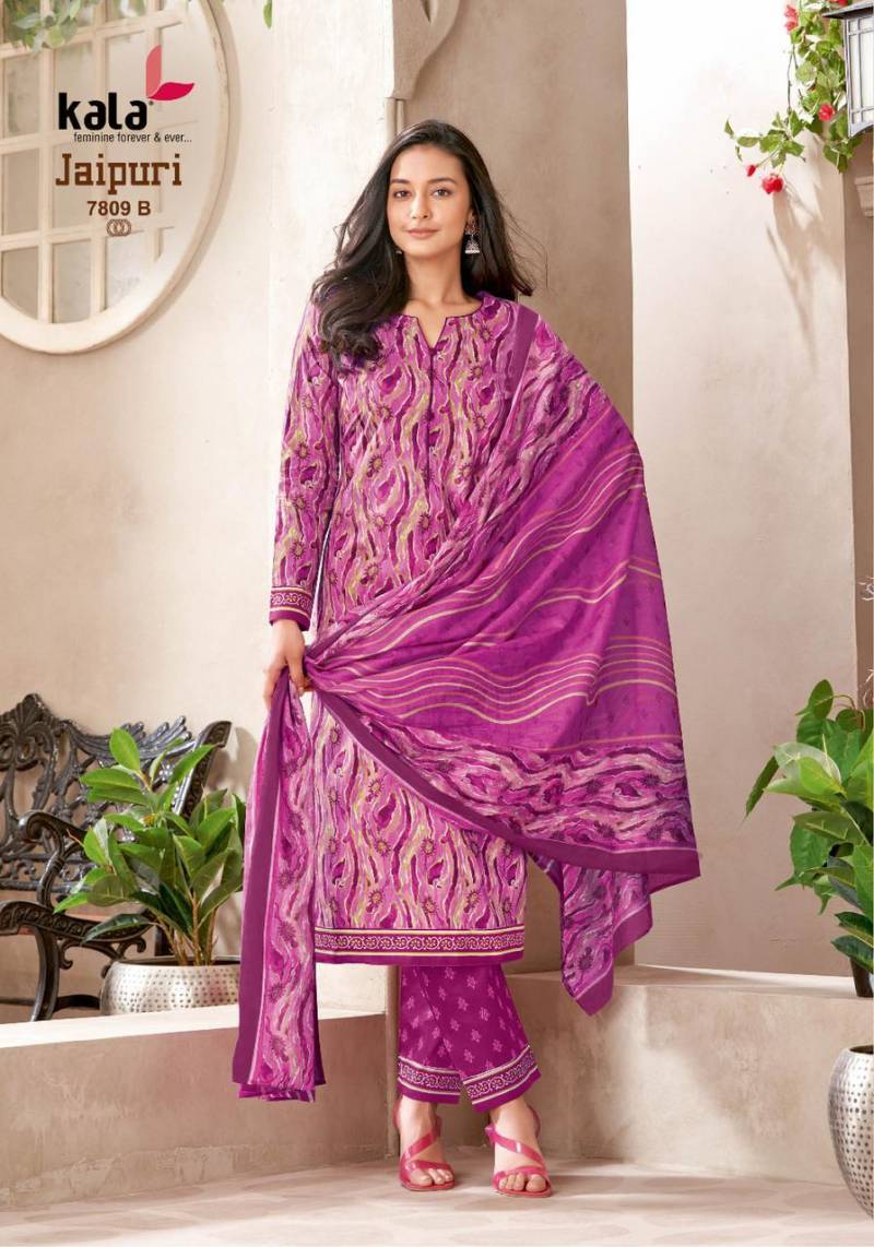 Kala Jaipuri Vol 8 Cotton Printed Dress Material Collection