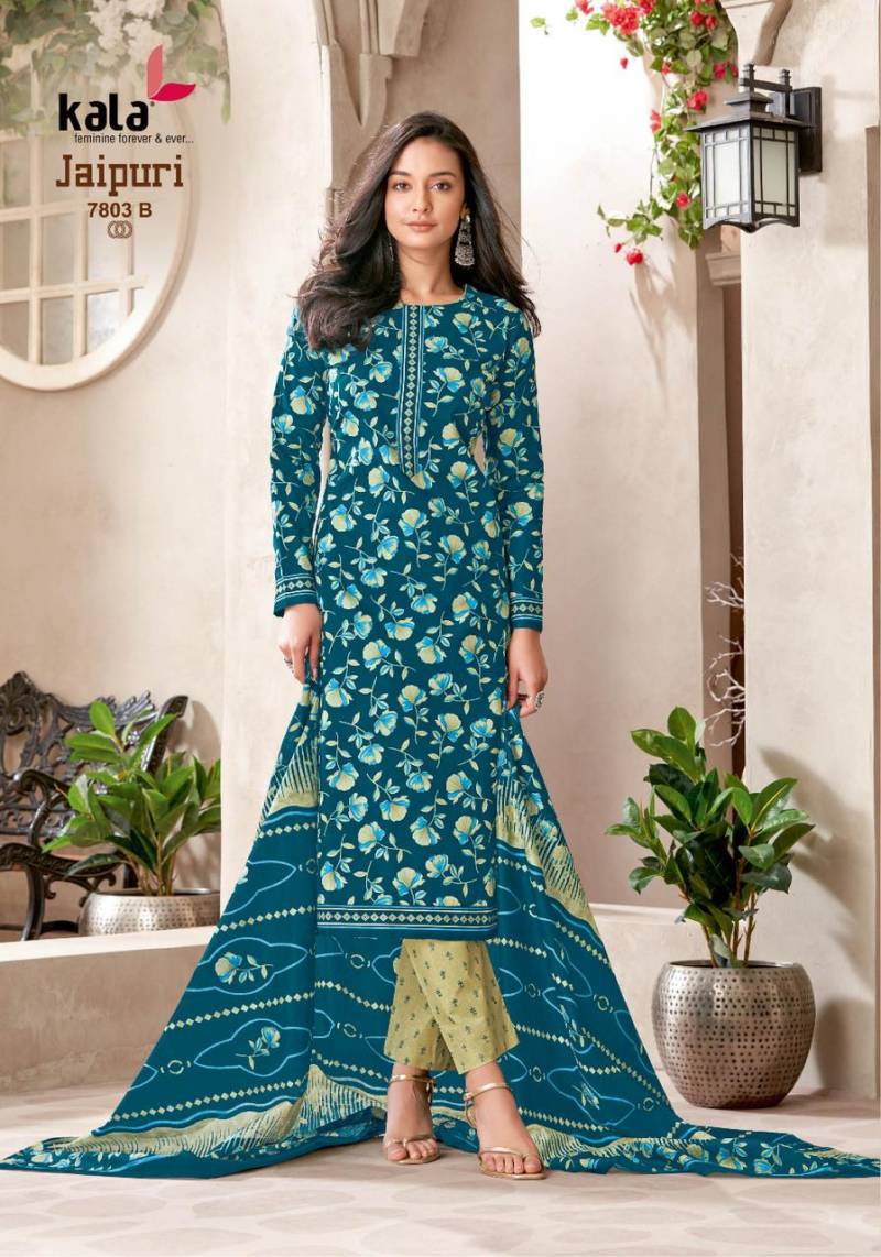 Kala Jaipuri Vol 8 Cotton Printed Dress Material Collection