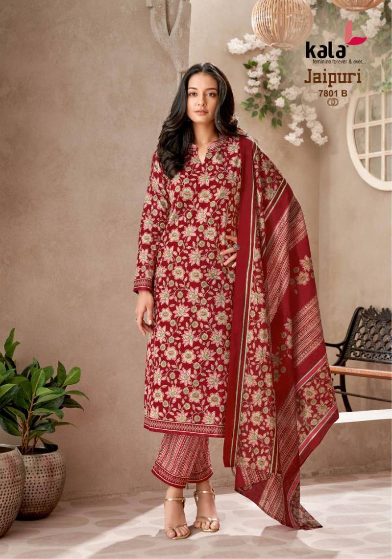 Kala Jaipuri Vol 8 Cotton Printed Dress Material Collection