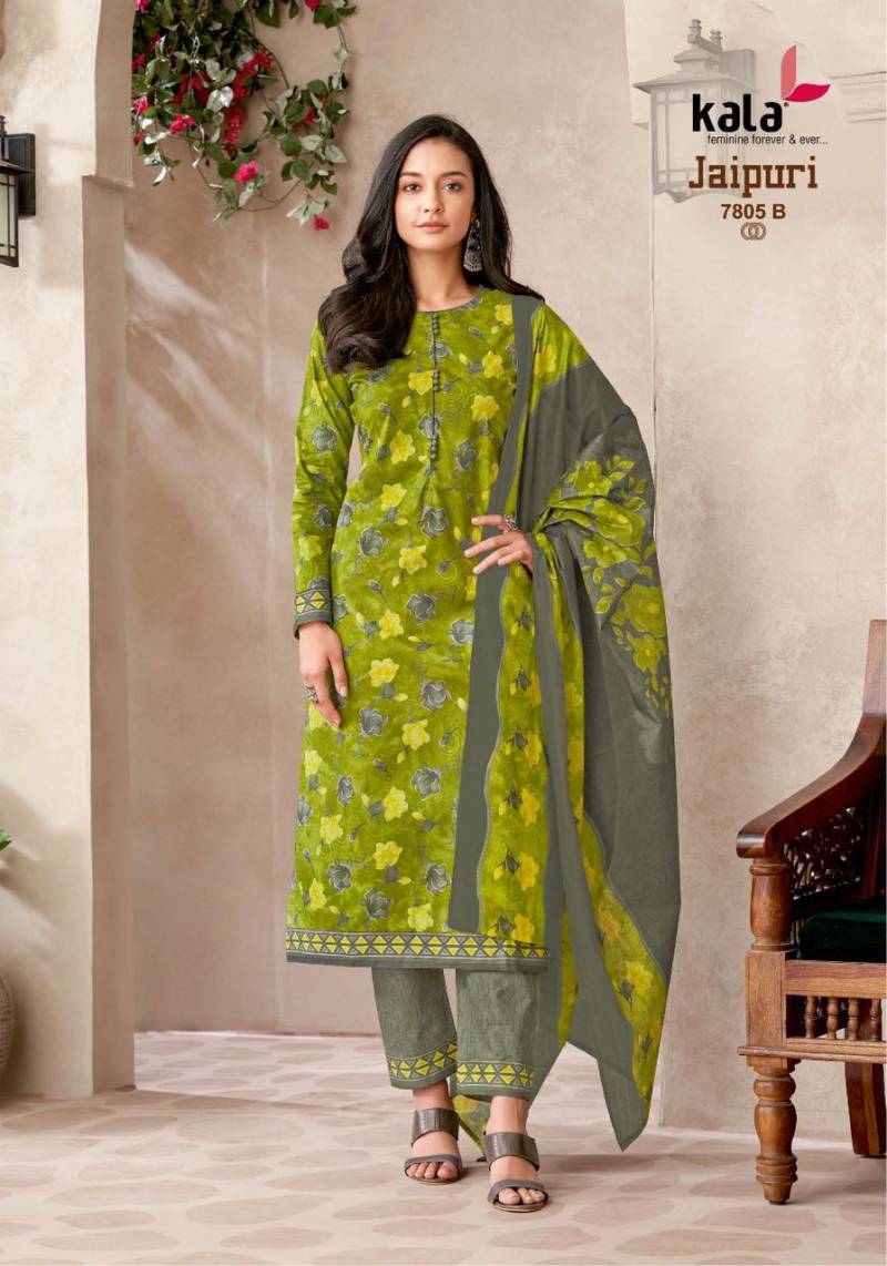 Kala Jaipuri Vol 8 Cotton Printed Dress Material Collection