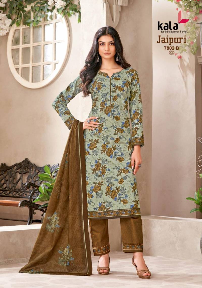 Kala Jaipuri Vol 8 Cotton Printed Dress Material Collection
