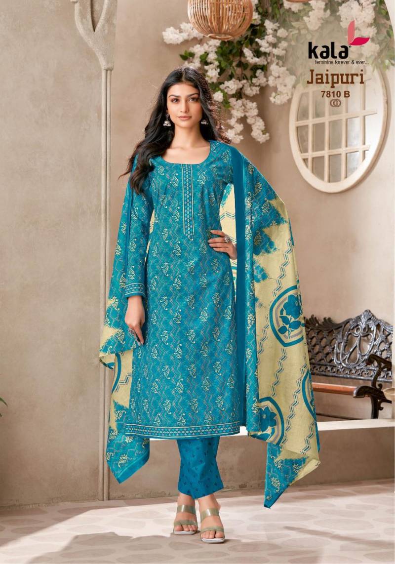 Kala Jaipuri Vol 8 Cotton Printed Dress Material Collection