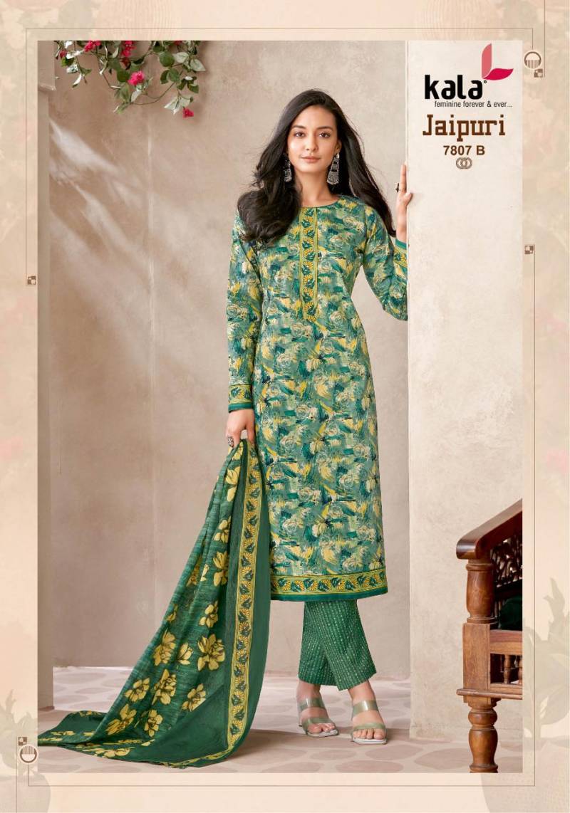 Kala Jaipuri Vol 8 Cotton Printed Dress Material Collection