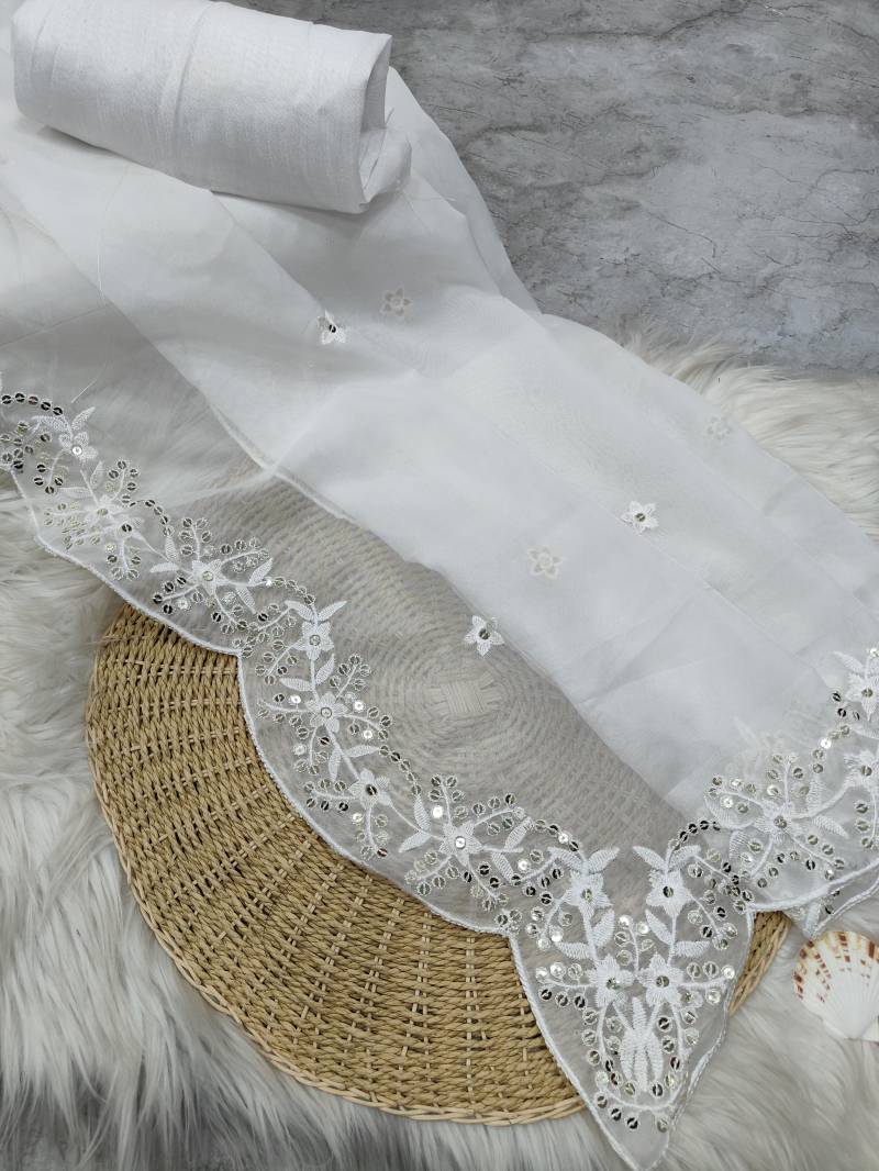 Vt 731 T Organza Sequence Embroidered Party Wear Saree Collection