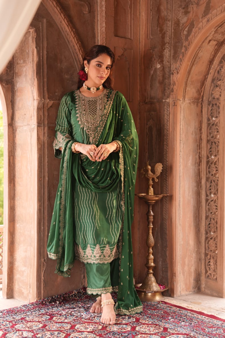Naisha K 109 Crepe Fancy Readymade Collection