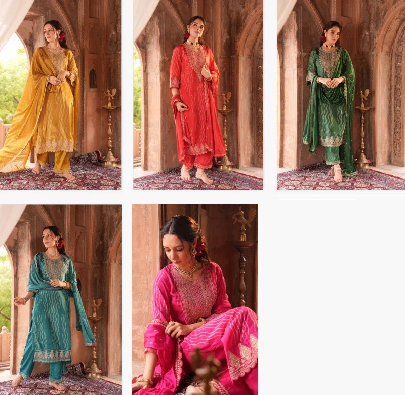 Naisha K 109 Crepe Fancy Readymade Collection