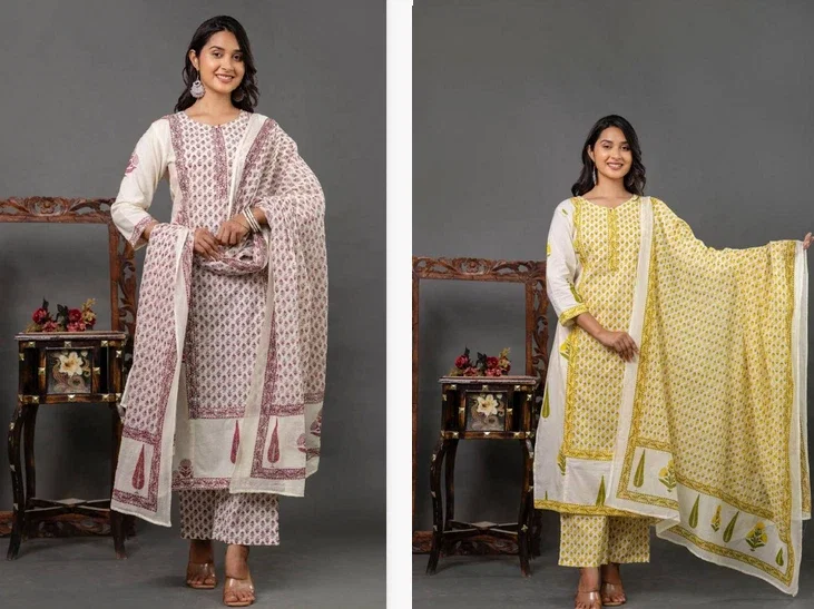 Naisha K 110 Cotton Printed Readymade Collection