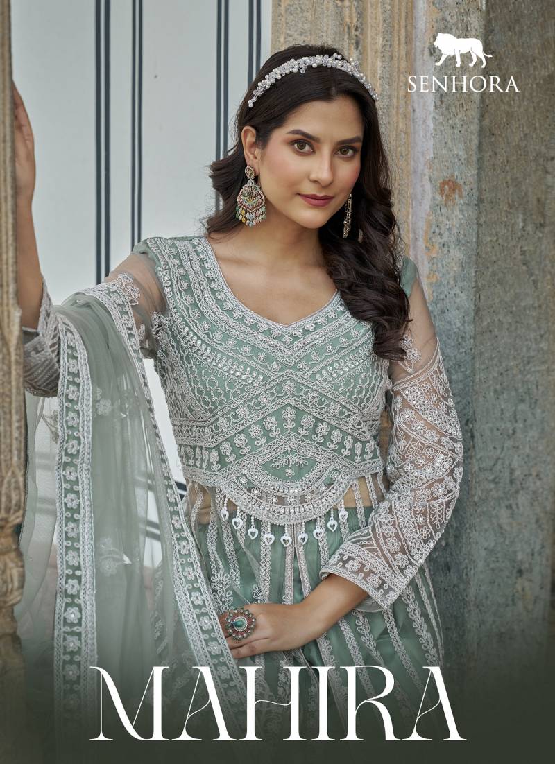 Senhora Mahira Butterfly Net Work Indo Western Collection