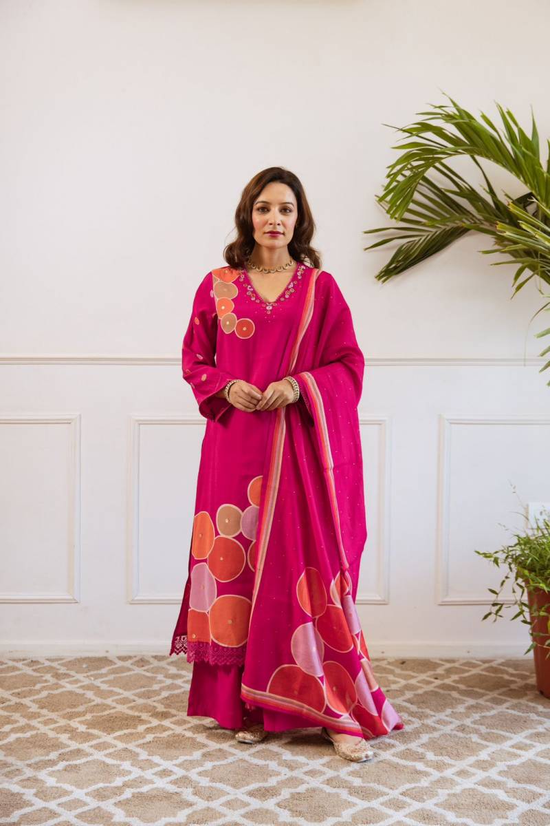 Naisha K 113 Modal Printed Kurti Bottom With Dupatta Collection