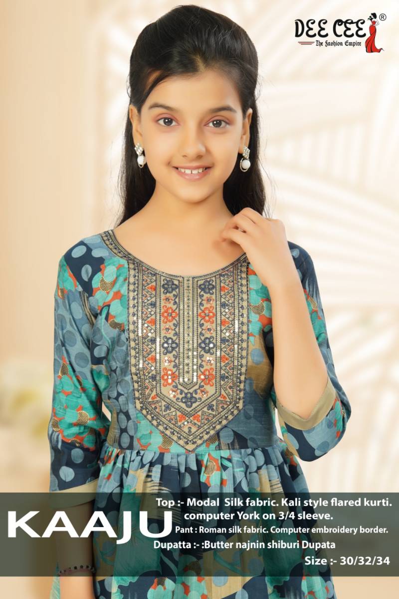 Deecee Kaaju Printed Modal Silk Stylish Kurti Sets Collection