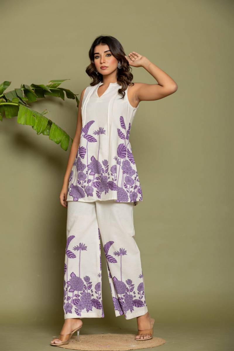Nityaa F 05 Cotton Flex Printed Co Ord Set Collection