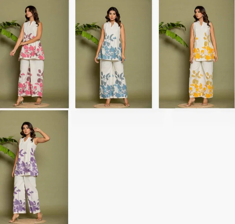 Nityaa F 05 Cotton Flex Printed Co Ord Set Collection