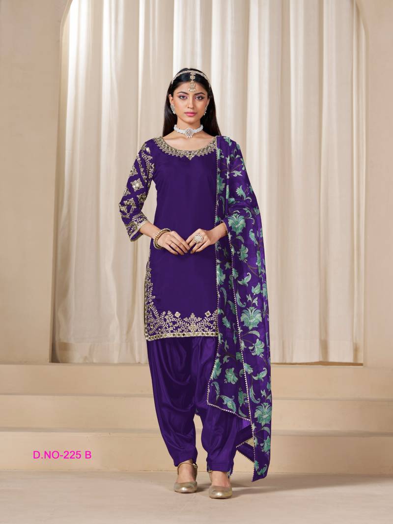 Aanaya Vol 225 Roman Silk Salwar Kameez Collection
