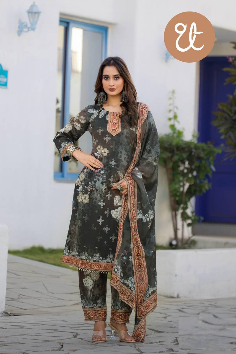 Th 101 To 104 Soft Chinon With Digital Print Salwar Kameez