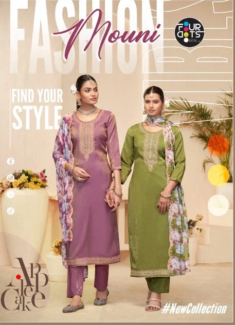 Four Dots Mouni Leo Danting Dress Material Collection
