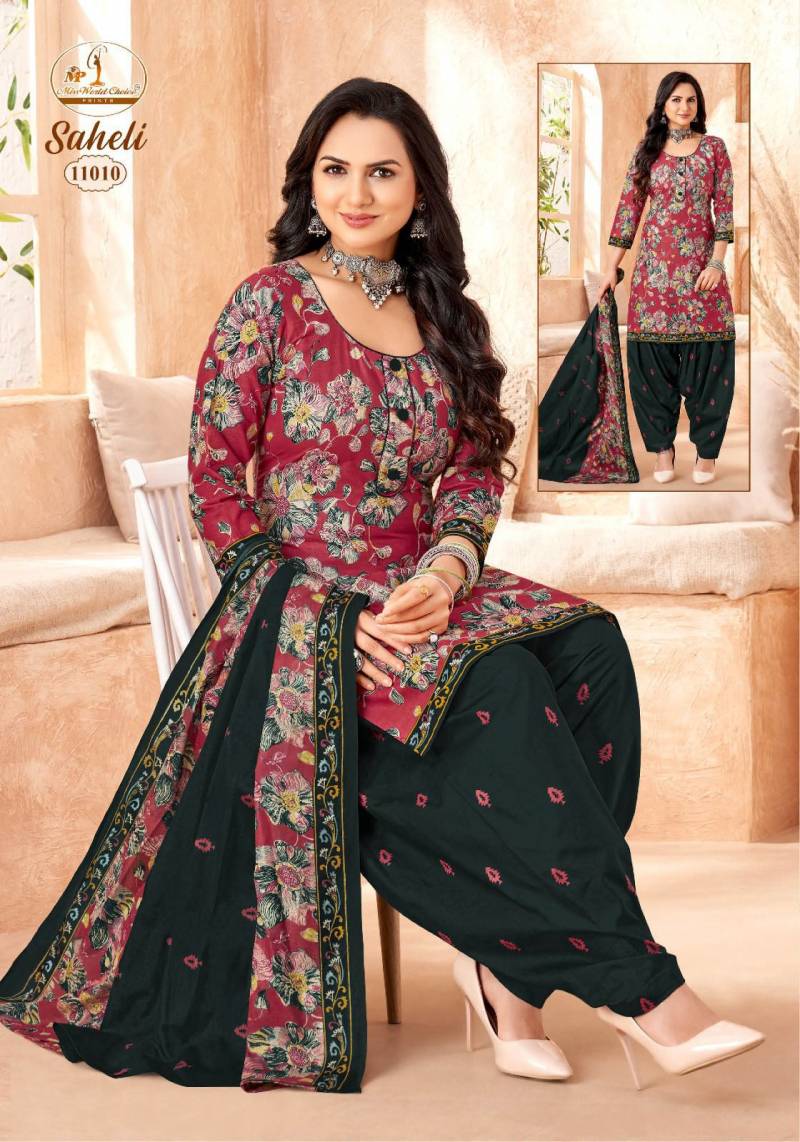 Miss World Saheli Vol 11 Readymade Cotton Patiyala Dress Collection