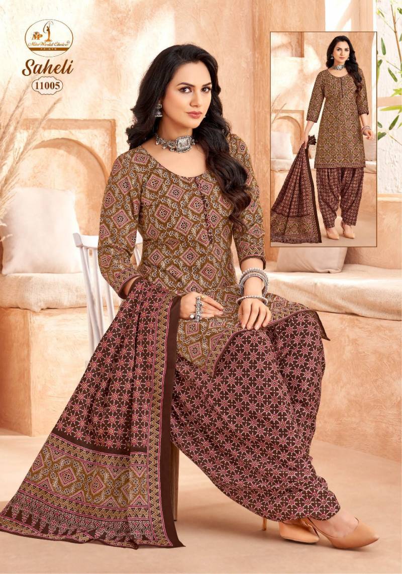 Miss World Saheli Vol 11 Readymade Cotton Patiyala Dress Collection