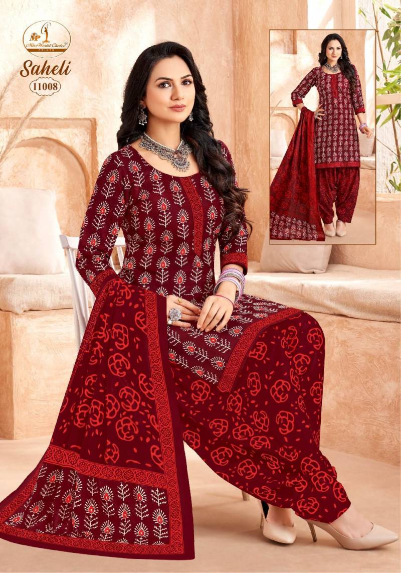 Miss World Saheli Vol 11 Readymade Cotton Patiyala Dress Collection