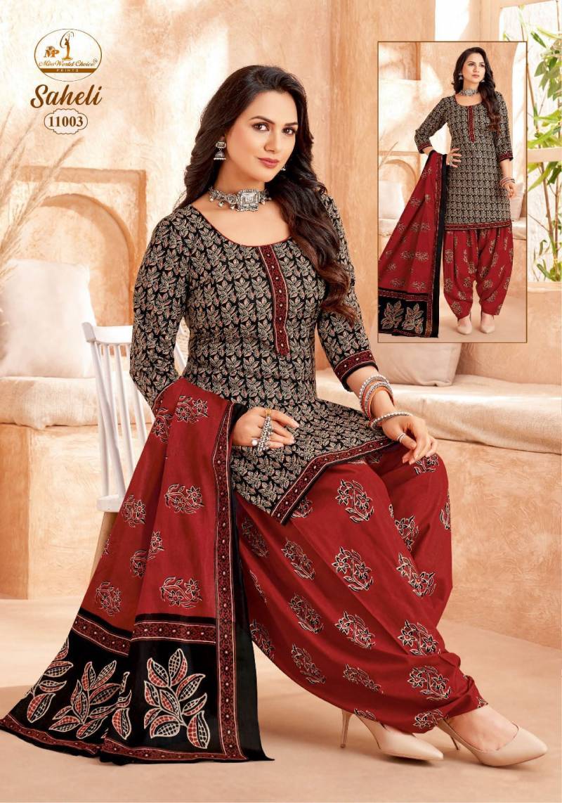 Miss World Saheli Vol 11 Readymade Cotton Patiyala Dress Collection