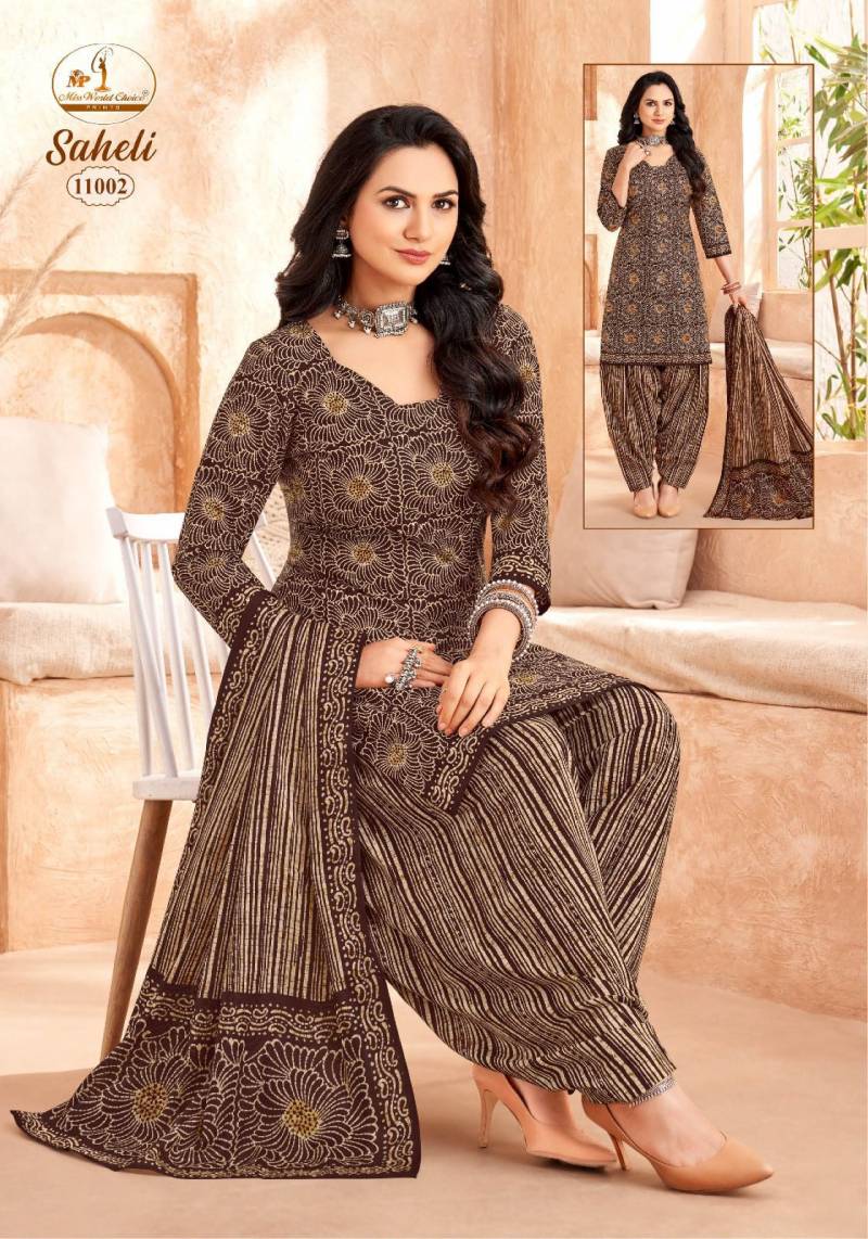 Miss World Saheli Vol 11 Readymade Cotton Patiyala Dress Collection