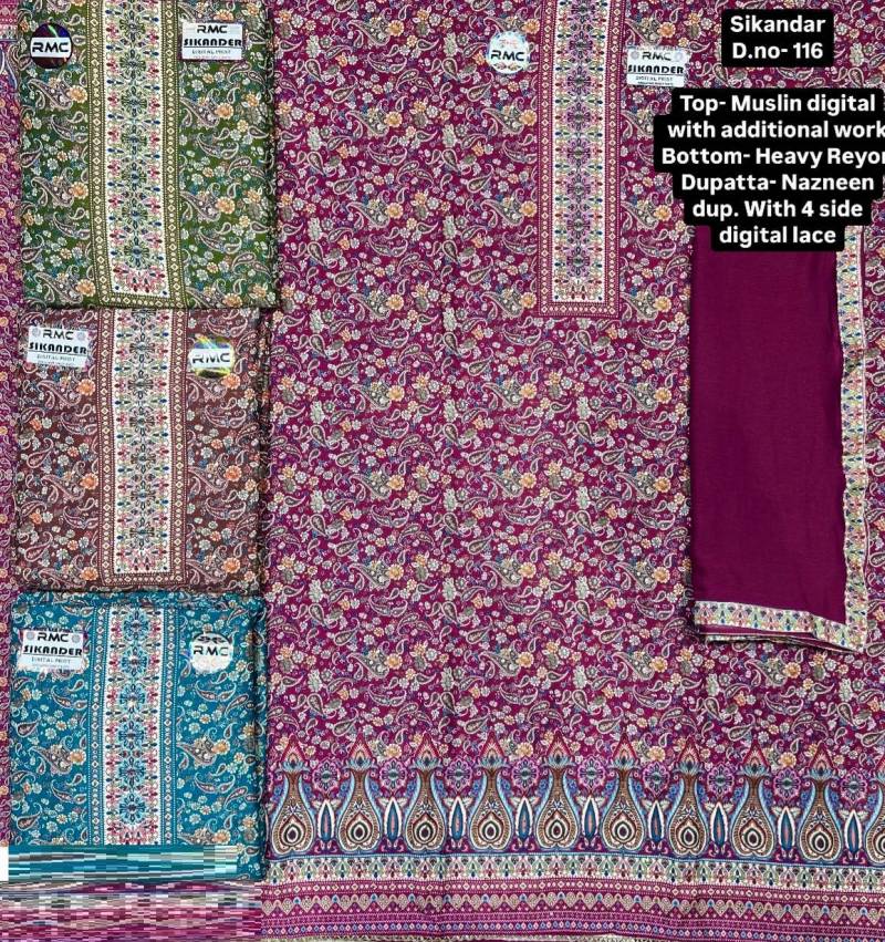 Roli Moli Sikandar Vol 2 Maslin Digital Dress Material Collection
