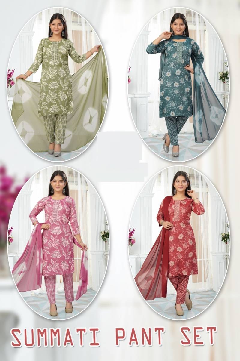 Summati Pant Set 9146 Capsule Printed Readymade Collection