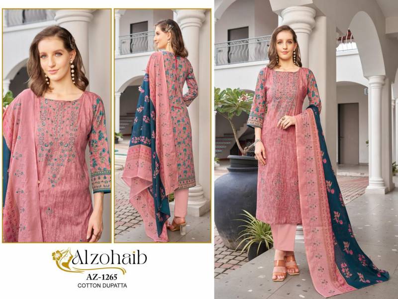 Alzohaib Mahima Cotton Printed Pakistani Salwar Suits