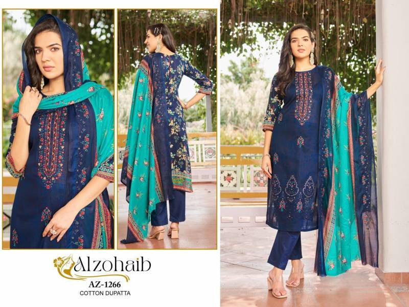 Alzohaib Mahima Cotton Printed Pakistani Salwar Suits