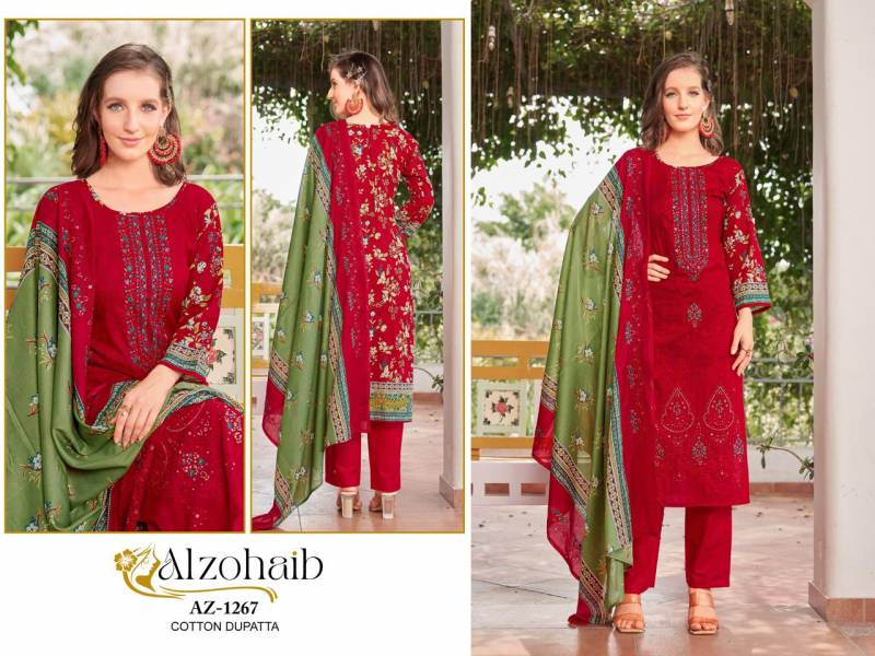 Alzohaib Mahima Cotton Printed Pakistani Salwar Suits
