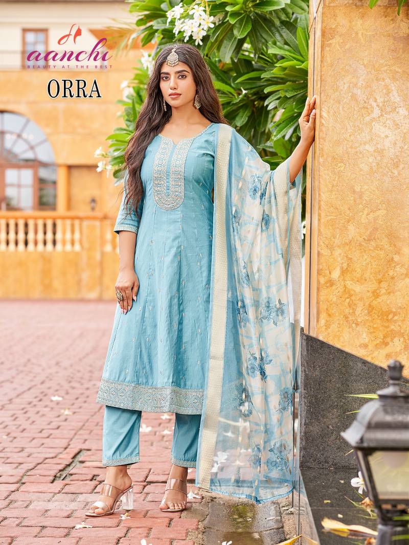 Aanchi Orra Vol 2 Vatican Kurti Bottom With Dupatta Collection