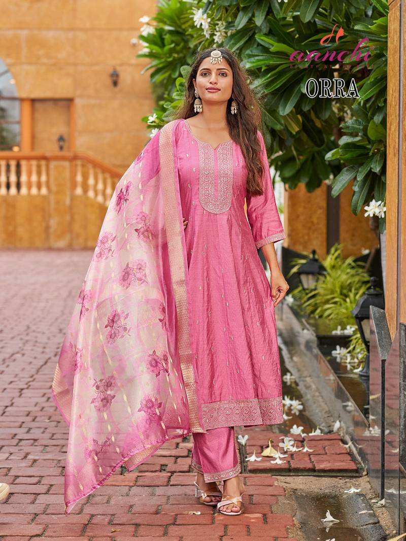 Aanchi Orra Vol 2 Vatican Kurti Bottom With Dupatta Collection