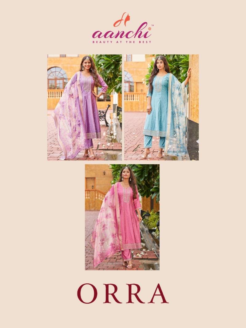 Aanchi Orra Vol 2 Vatican Kurti Bottom With Dupatta Collection