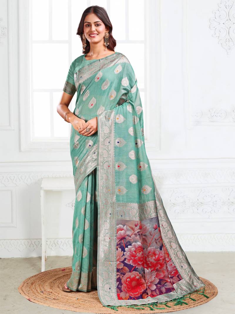 Ast Suhani Traditional Wear Linen Cotton Sarees Collection