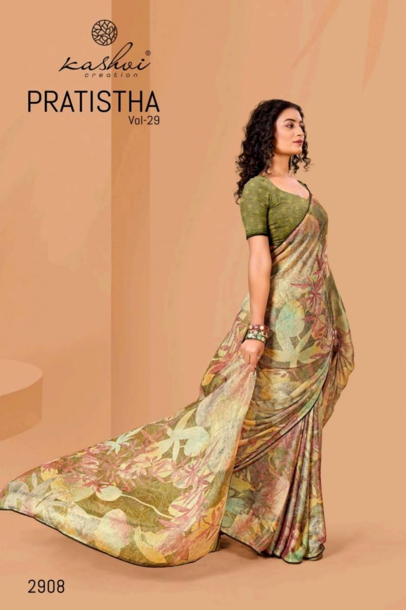 Kashvi Pratistha Vol 29 Brasso Printed Saree Collection