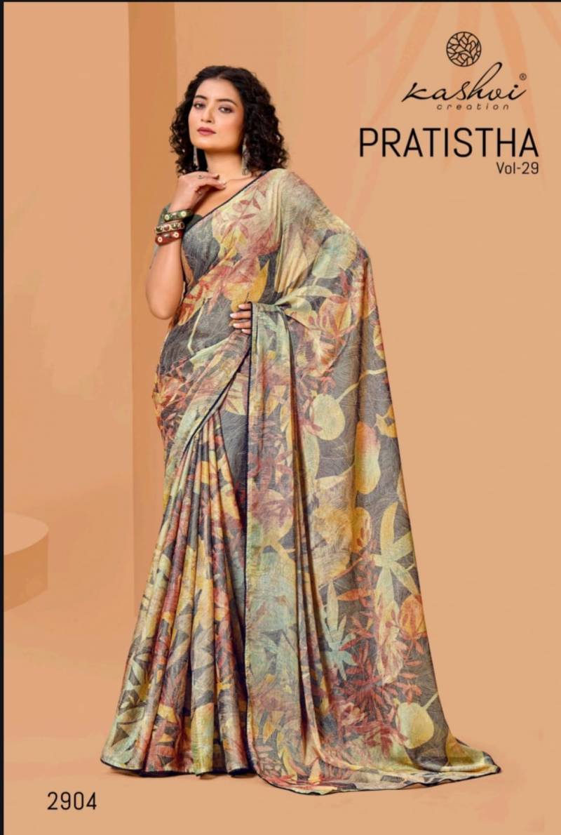Kashvi Pratistha Vol 29 Brasso Printed Saree Collection